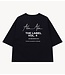 Alix The Label T-shirt ladies knitted bull t-shirt black