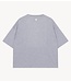 Alix The Label T-shirt ladies knitted The label t-shirt soft grey melange