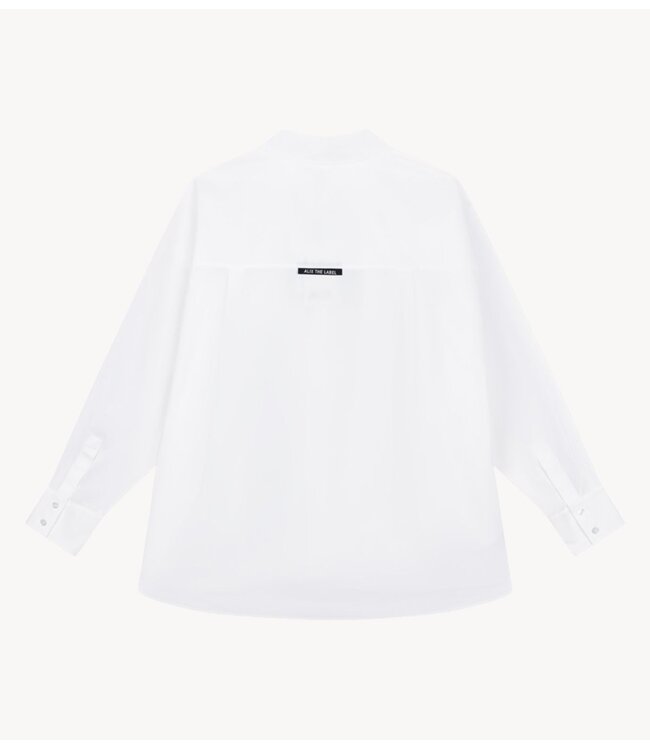 Alix The Label Blouse ladies woven oversized blouse soft white
