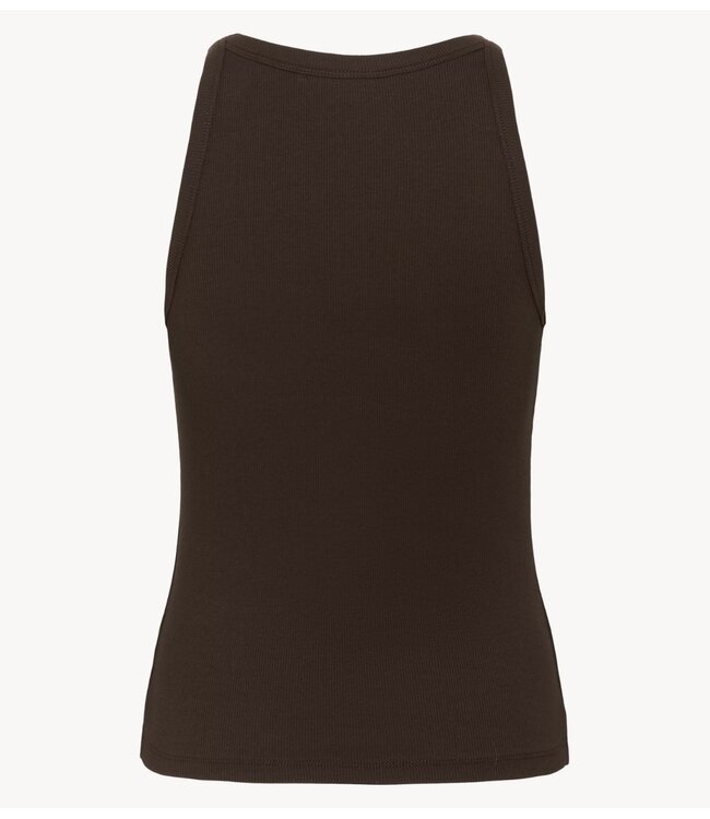 Gestuz Top GZdrew rhinestone logo tank mole