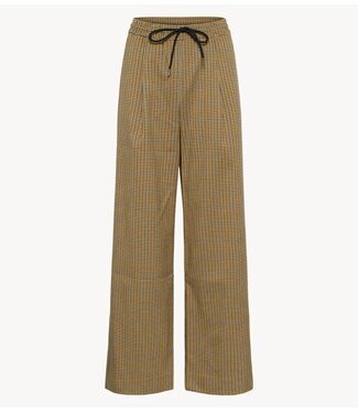 Gestuz Broek GZchicca HW pants corn/blue/blue c