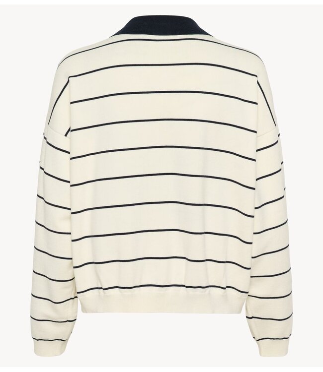 Gestuz Trui GZtaige polo pullover egret/skycaptain