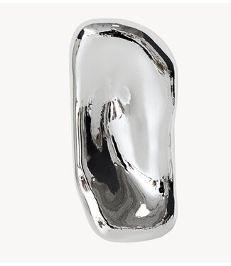 HKLIVING Wanddecoratie Glass sculpture chrome, no. 4