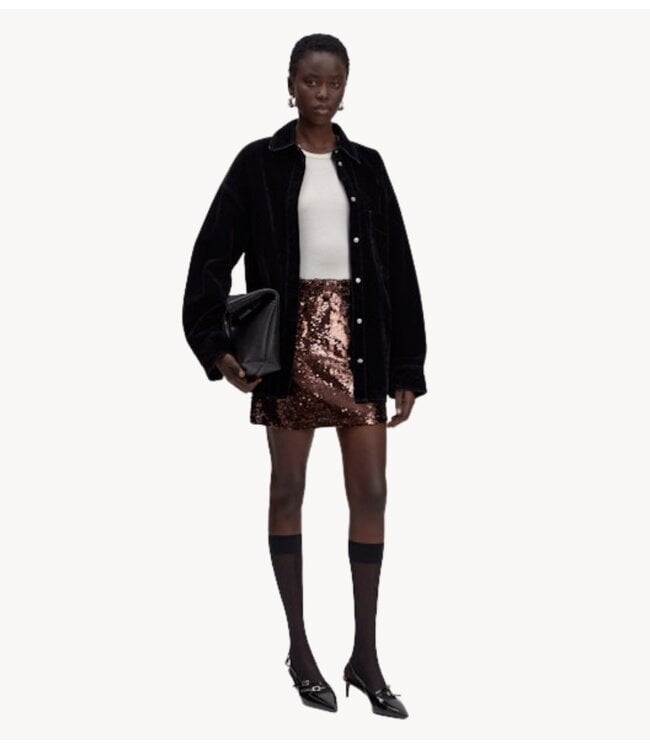 EDITED Rok Geri Skirt Rain Drum