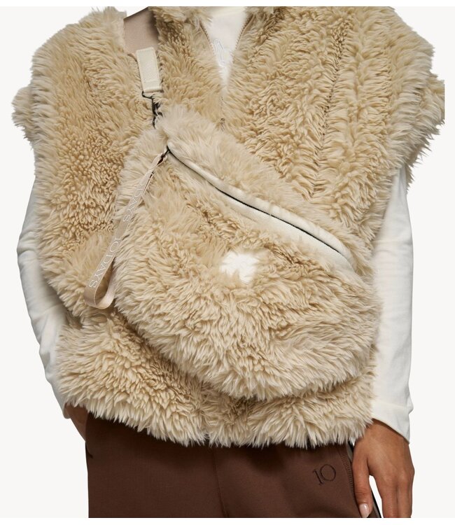 10DAYS Tas fluffy cross body bag pearl