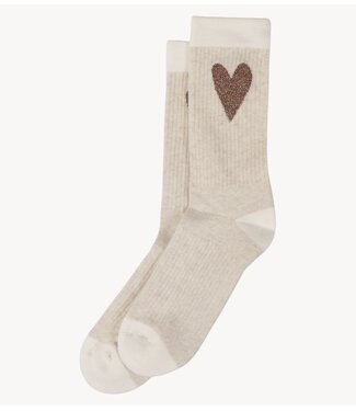 10DAYS Sokken socks heart soft white melee