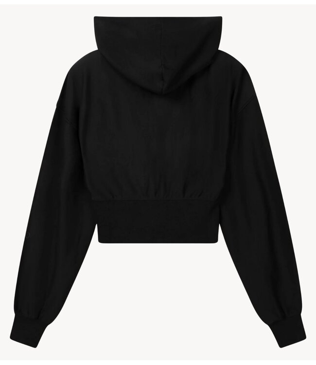 10DAYS Trui ballet zip hoodie black