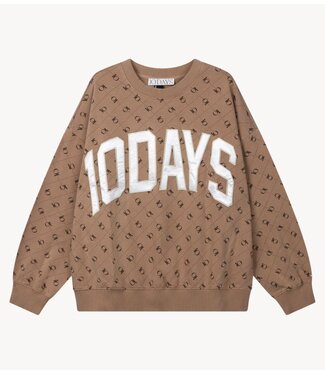 10DAYS Trui sweater monogram 10DAYS