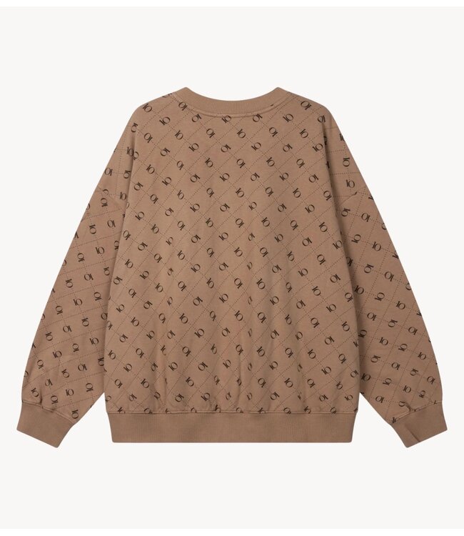 10DAYS Trui sweater monogram 10DAYS