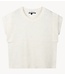 10DAYS Trui sleeveless knit sweater ecru