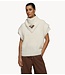 10DAYS Trui sleeveless knit sweater ecru