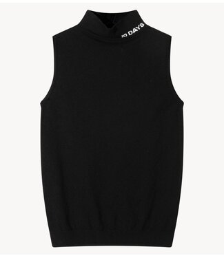 10DAYS Gilet knit singlet black