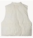 10DAYS Vest padded vest monogram pearl