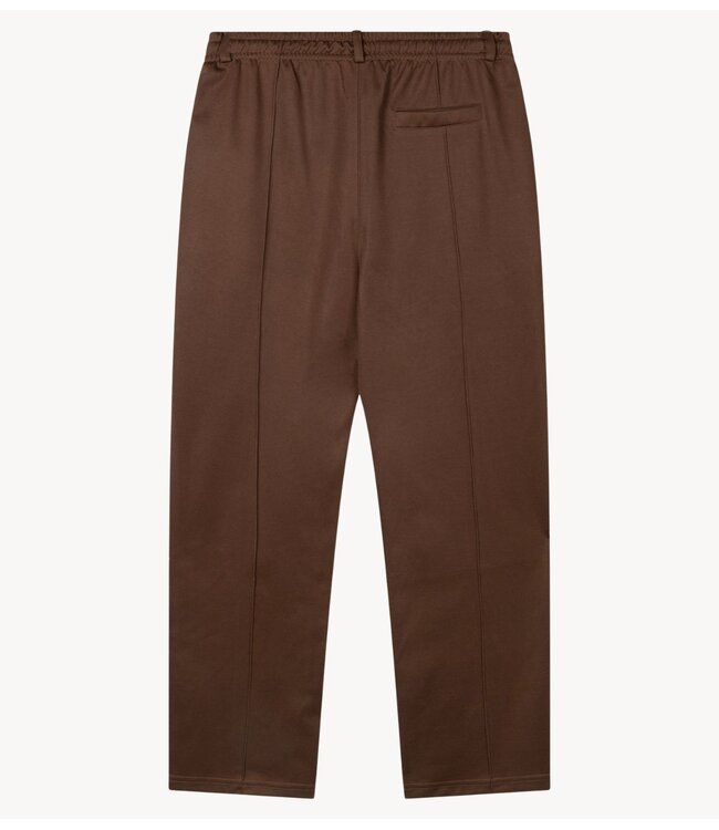 10DAYS Broek tapered track pants dark truffle