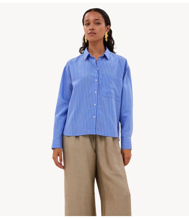 BY-BAR Blouse lise stripe blouse azul blue stripe