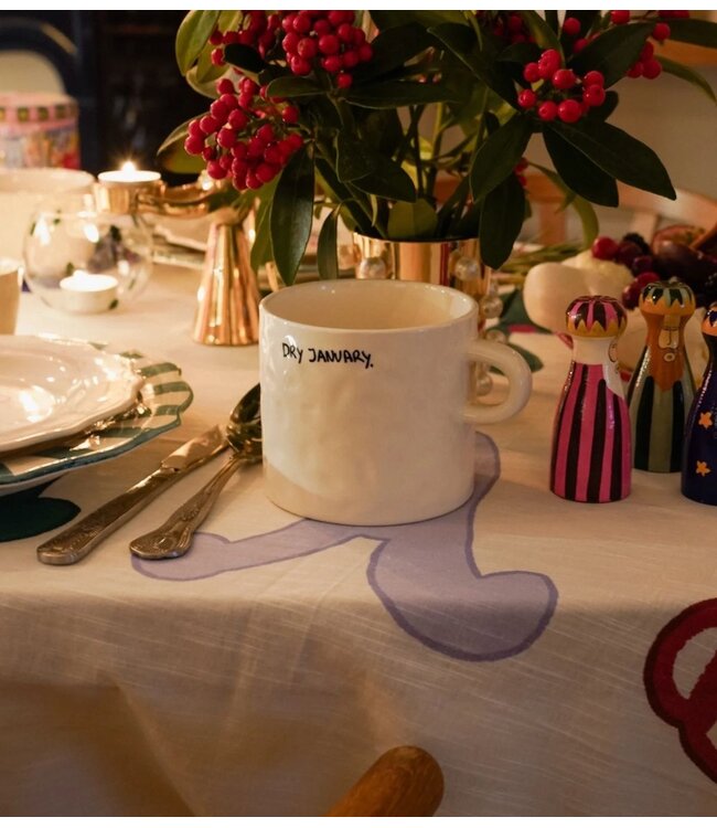 Anna+Nina Mok Dry January Mug black