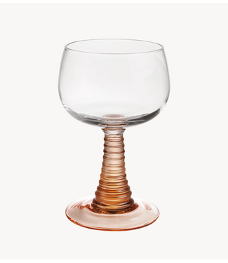 HKLIVING Wijnglas swirl nude