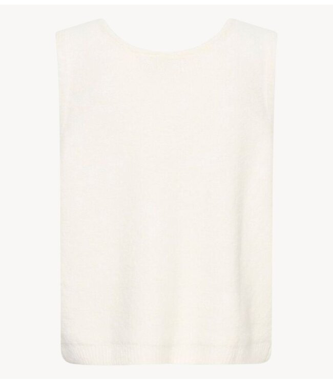 Cream Vest CRBulp Knit Vest Snow White