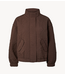 Y.A.S Jack YASFIPURA LS QUILTED JACKET S. chocolate brown