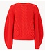 Y.A.S Trui YASNANSA LS KNIT PULLOVER S. fiery red