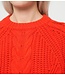 Y.A.S Trui YASNANSA LS KNIT PULLOVER S. fiery red