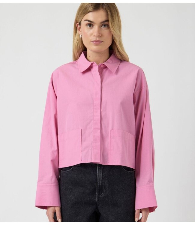 Y.A.S Blouse YASLEE LS SHORT SHIRT S. NOOS moonlite mauve