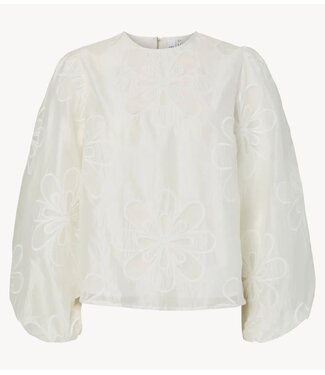 Y.A.S Top YASLIMA LS TOP star white