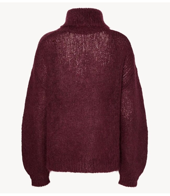 Y.A.S Trui YASLAMBI LS KNIT ROLLNECK PULLOVER S. Port Royale