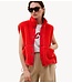 BY-BAR Gilet steve sleeveless jacket poppy red