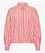 BY-BAR Blouse sarah short stripe blouse red stripe