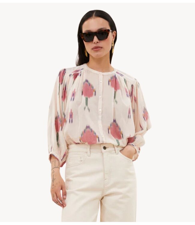 BY-BAR Blouse becky ikat blouse spring ikat