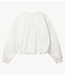 10DAYS Trui pleated sweater curly 10 pearl
