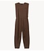 10DAYS Jumpsuit fleece jumpsuit dark truffle