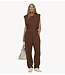 10DAYS Jumpsuit fleece jumpsuit dark truffle