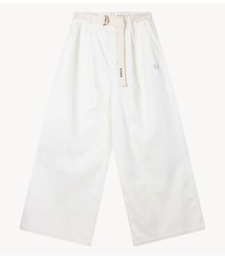 10DAYS Broek wide pants jog twill pearl