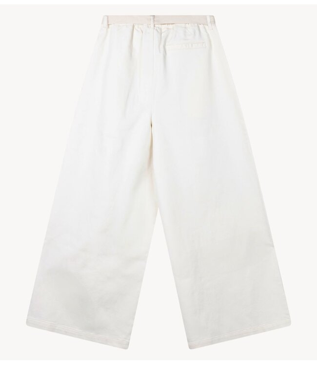 10DAYS Broek wide pants jog twill pearl