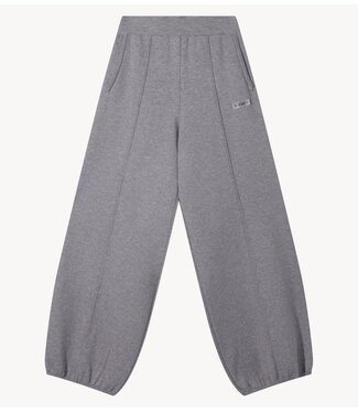 10DAYS Broek western knit pants grey melee