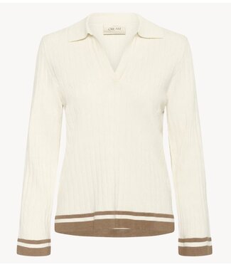 Cream Top CRVillea Polo Whisper White