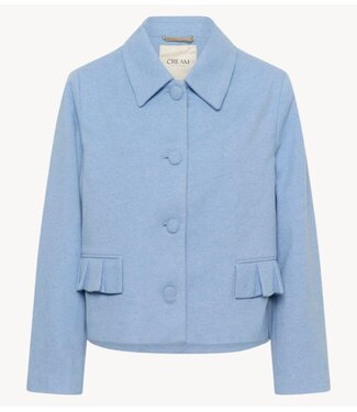 Cream Jas CRCessie Short Coat Rain Washed M