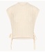 Cream Top CRWullie Knit Slipover Whisper White