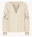 Cream Blouse CRAgate Blouse Oatmeal