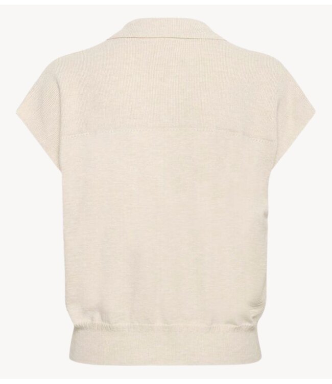 Cream Top CRDela Slipover Oat melange