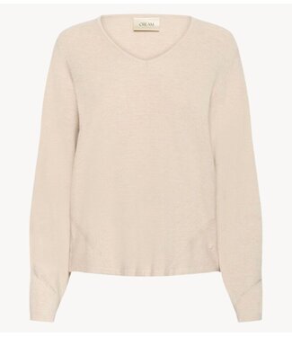 Cream Blouse CRDela Knit Blouse Oat melange