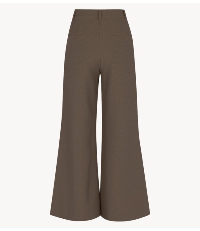 Studio Anneloes Broek Skye waffle trousers new army