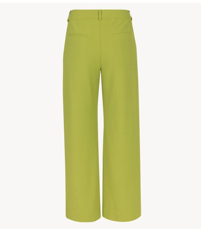 Studio Anneloes Broek Luz twill trousers dark lime