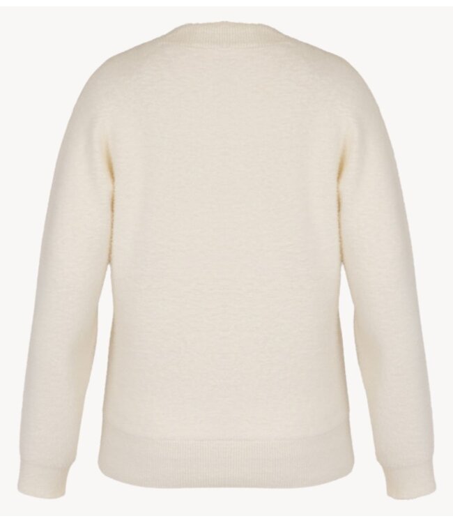 Studio Anneloes Top Nuri wrap pullover ecru