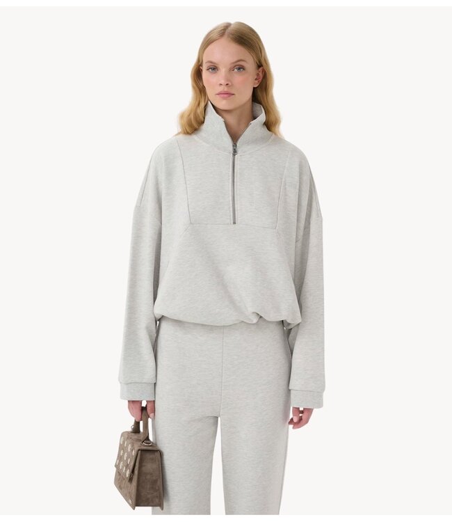 Gestuz T-shirt GZnormi sweatshirt ultra light grey me