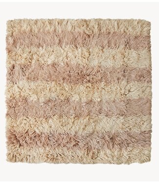 HKLIVING Vloerkleed Fluffy square rug shore, 250x250cm