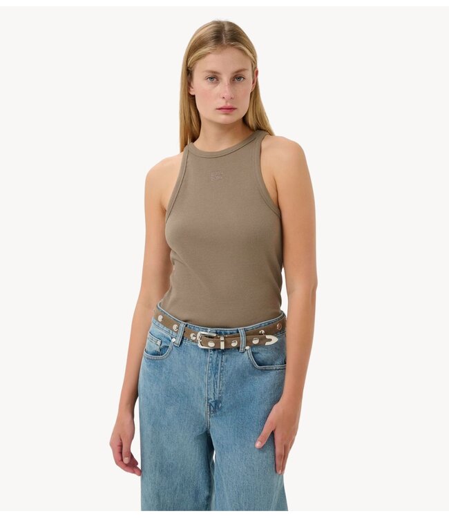 Gestuz Top GZdrew logo tank 2.0 walnut