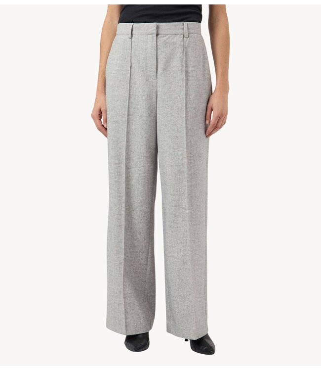 Y.A.S Broek YASRIU HMW PANT S. NOOS light grey melange